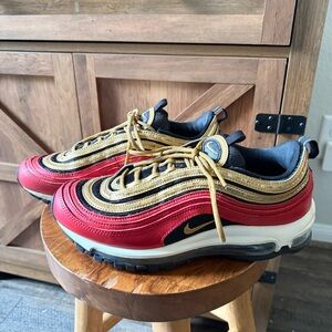 Nike Air Max 97 Gold Sequin Sneakers low 2019